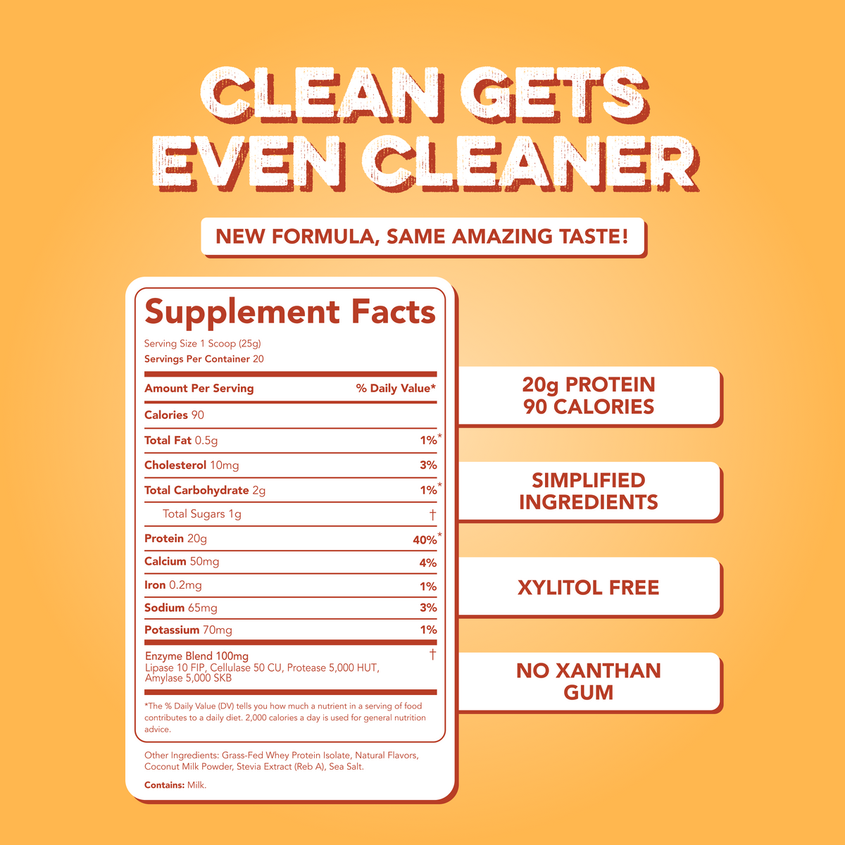Protein Powder: Caramel Toffee (20 Serving Bag)